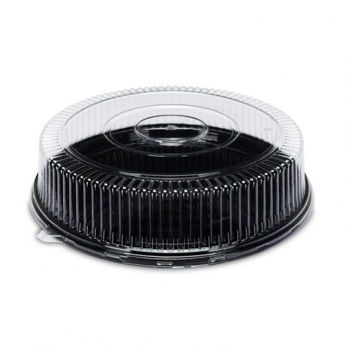 J80 18 Inch Round Blister Plastic Disposable Cake Box With Dome Lid